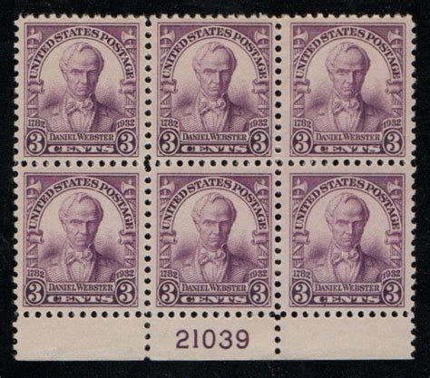 Us Plate Block Vf Mint Never Hinged Very Fresh Plate Block