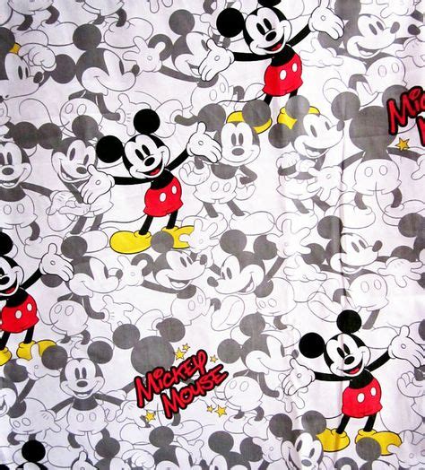 Mickey Mouse Fabric Minnie Mouse Papel De Parede Fofo Disney Papel