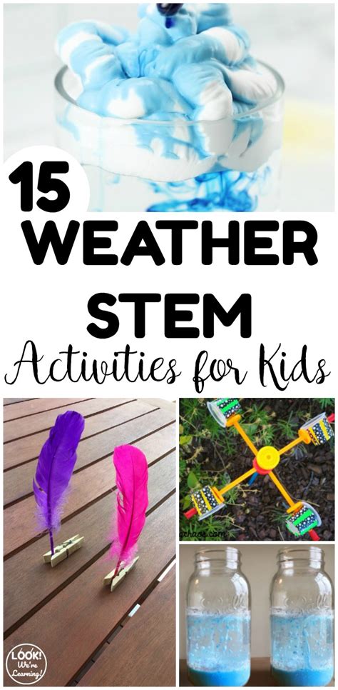 These fun weather STEM activities for kids are perfect for spring ...