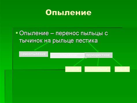 Опыление. 2 вида: естественное и искусственное - презентация онлайн