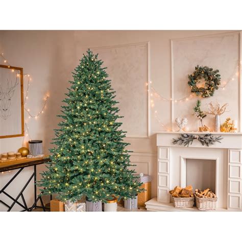 Ge 7 5 Ft Aspen Fir Easy Shape Pre Lit Led Artificial Christmas Tree