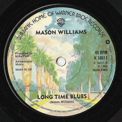 Mason Williams Classical Gas 7 Inch Vinyl Single 7 Inch Record 45 Record Vinyl Records