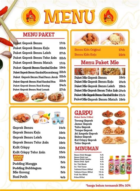 Detail Contoh Daftar Menu Ayam Geprek Koleksi Nomer 22