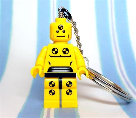 Crash Test Dummy Keychain Made From Lego Series 1 By Molts