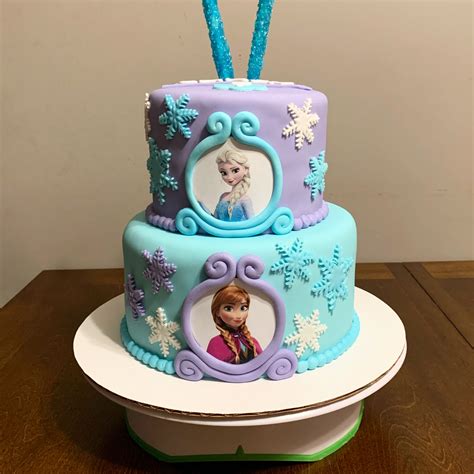 Frozen Elsa And Anna Cake Anna Cake Frozen Birthday Cake Elsa Cakes