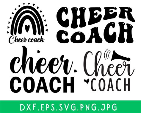 Cheer Coach Svg Cheer Mom Svg Cheer Svg Bundle Cheer Coach Etsy Australia