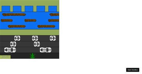 Recreating A Classic Frogger Codesandbox