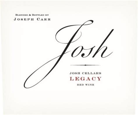 Josh Cellars Legacy Red Blend 2018 | Wine.com