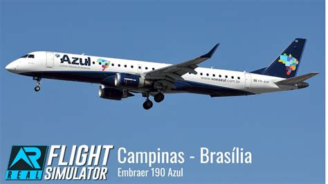 LIVE REAL FLIGHT VÔO DE CAMPINAS PARA BRASÍLIA SBKP SBBR