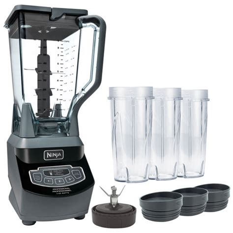 Ninja Professional 2 1L 1100 Watt Countertop Blender With Nutri Ninja