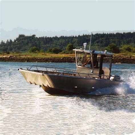 Kinocean Large Fishing Aluminum Landing Craft Working Boat With Center