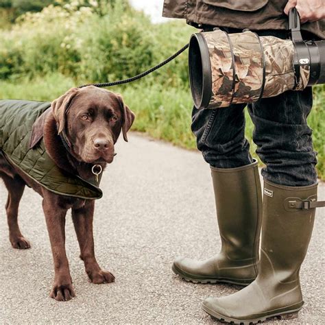 Barbour Luxury Quilted Olive Green Dog Coat