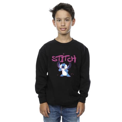 Disney Boys Lilo And Stitch Graffiti Sweatshirt