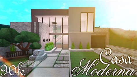 Bloxburg Casa Moderna Soft Realista De Luxo Speedbuild Roblox