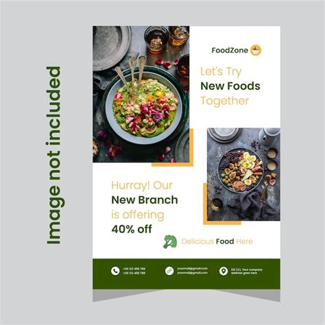 Premium Vector Food Menu Flyer Design