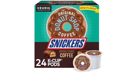 The Original Donut Shop Snickers Medium Roast Coffee Keurig • Price