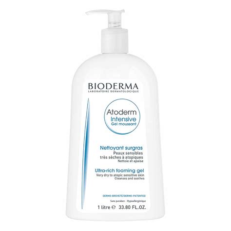 Bioderma Atoderm Intensive Gel Moussant 1l Parapharmacie Henry