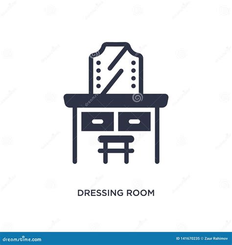 Dressing Room Icon On White Background Simple Element Illustration