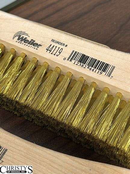 4 Brass Bristle Brushes Christys