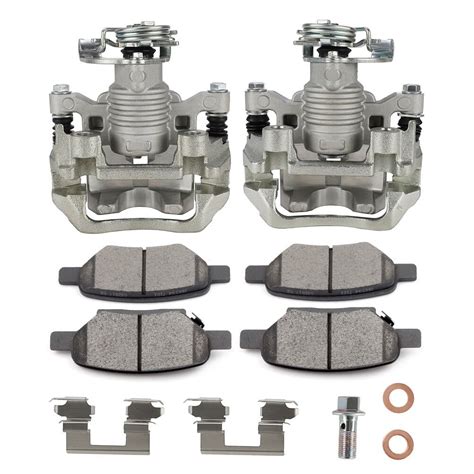 Cciyu Rear Left Right Brake Calipers With Ceramic Pads 2 Calipers