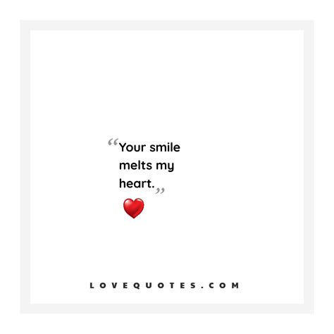 Your Smile - Love Quotes