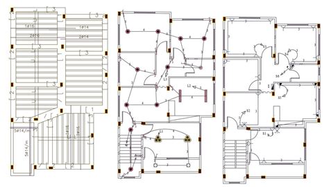 Bedroom House Electrical Layout Plan Design Dwg File Cadbull