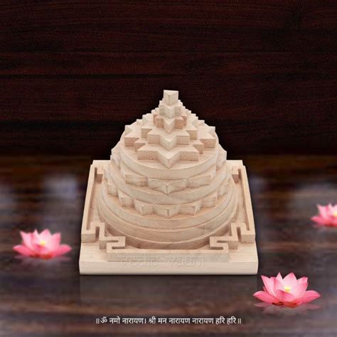 Shriparni Shree Laxmi Meru Yantra For Prosperity Vastu In Wood In