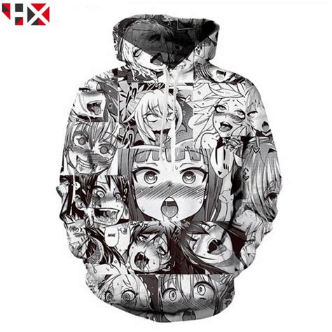 เสอกนหนาวลำลองพมพลาย Ahegao Hentai 3D Shopee Thailand