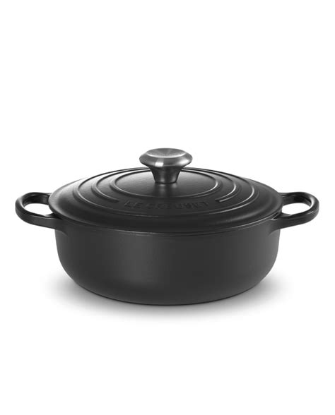 Le Creuset Sauteuse Gryta 24 Cm Svart Matt Butik Victoria