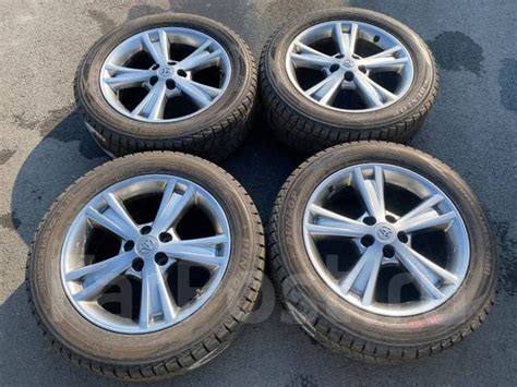 235/55 R18 Dunlop SJ8 литые диски 5х114.3 (K36-1802) - Колёса в Находке