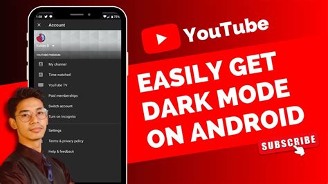 How To Get Dark Mode On Youtube Android Youtube