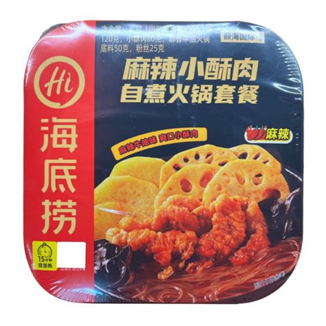 Саморазогревающаяся лапша Haidilao Hi Hot Pot со вкусом пряной свинины 330 г купить с
