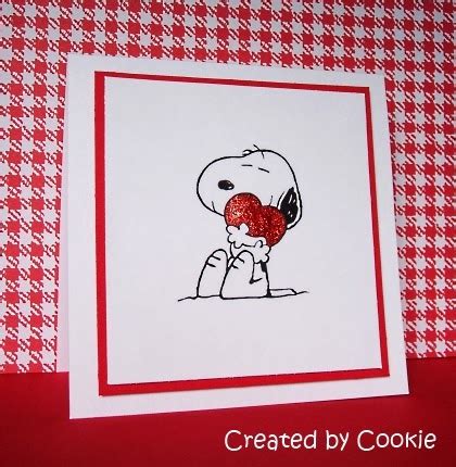 Cards by Cookie: Valentines Day Snoopy Style...