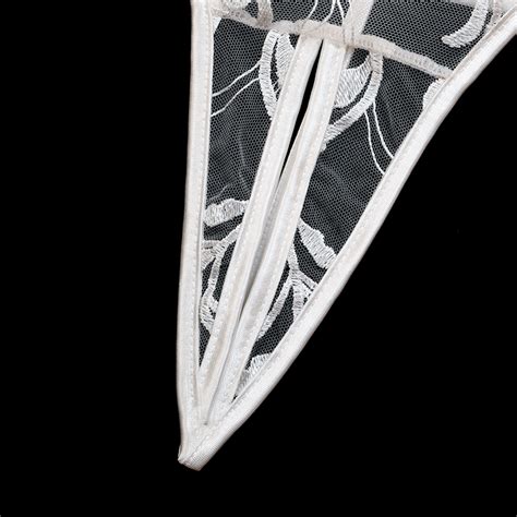 Transparent Embroidery Lingerie 2023 Sexy Fashion Full Body Harness Bondage Lingerie Dominatrix