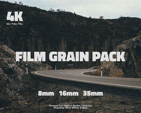 30 Professional 4k Film Grain Video And Textures Pack 8mm 16mm 35mm