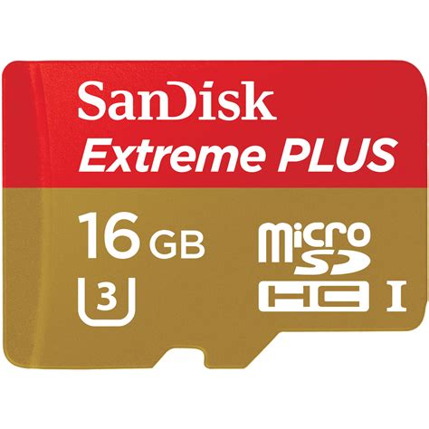 Sandisk 16gb Extreme Plus Uhs I Microsdhc Sdsqxsg 016g Ancma Bandh