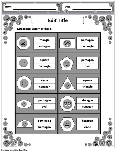 Identify 2d Shapes Worksheets — Free And Printable