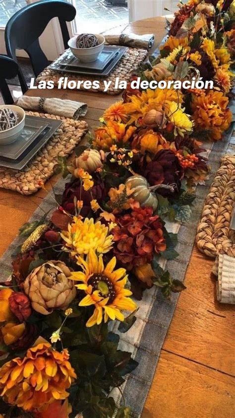 Las Flores Y La Decoración Centros De Mesa De Otoño Guirnaldas De Otoño Decoración Otoñal