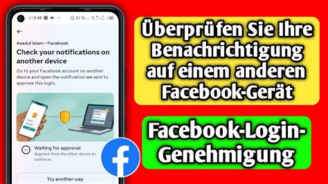 Berpr Fen Sie Ihre Benachrichtigung Auf Einem Anderen Facebook Ger T