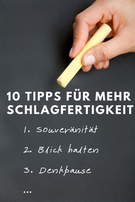 10 Tipps Um Schlagfertiger Zu Werden Schlagfertigkeit Lernen