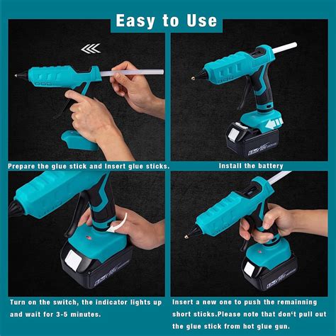 Buy Mellif Cordless Hot Glue Gun For Makita 18V Battery Handheld