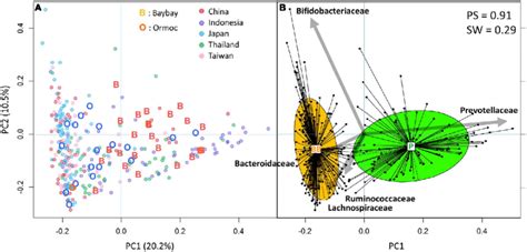 Principal Component Analysis Pca And Clustering Of Gut Bacterial