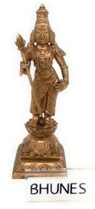 Bhunes Bronze Lord Kartikeya Idol Kartik Idol Lord Karthikeyan Idol