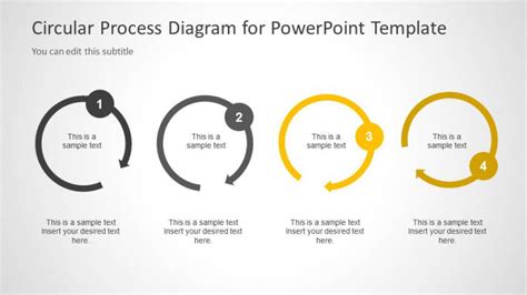 Creative Circular Process diagram다이어그램 for 무료ppt템플릿 8 ppt파일