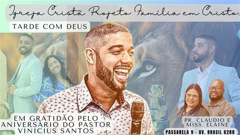 Culto em Gratidão Pastor Vinícius Santos Pastor Fernando Gomes YouTube