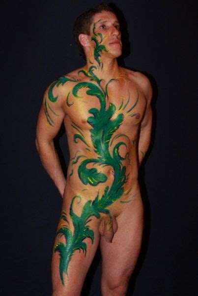 Naked Male Body Paint Wankgod