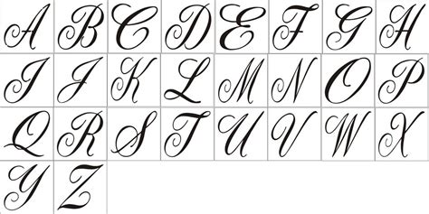 Fancy Letters Svg Hand Lettered Monogram Alphabet SVG364 58 OFF