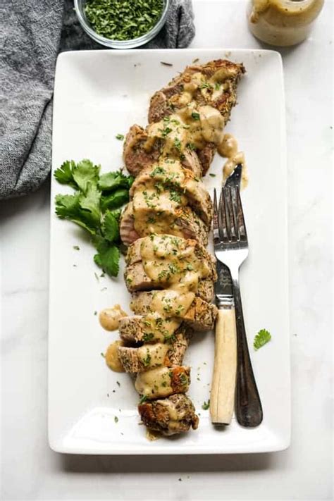 Pork Tenderloin with Cream Gravy (Easy Recipe!) - Joyous Apron