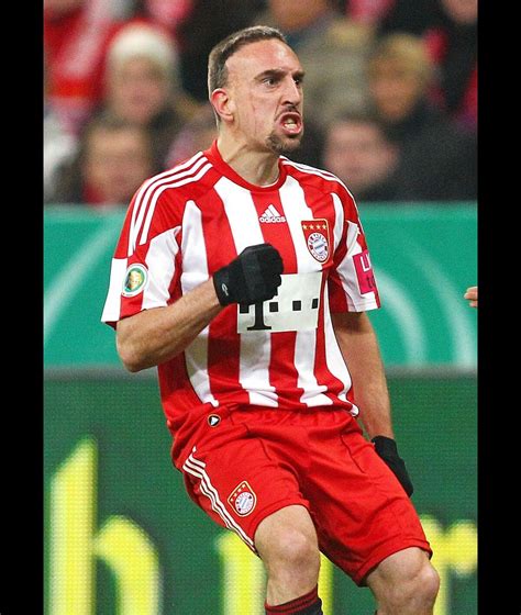 Photo Franck Ribéry lors d un match du Bayern Munich en février