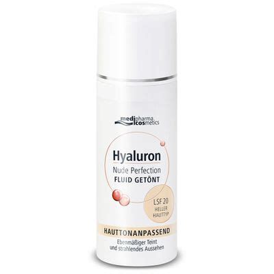 medipharma cosmetics Hyaluron Nude Perfection Fluid getönt LSF 20 heller Hauttyp 50 ml Shop